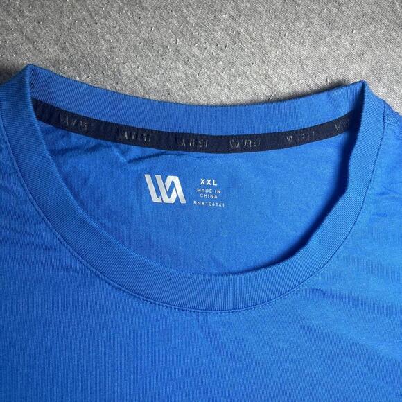 New VRST UV Protection Breath ability Mens XXL Blue Crew Neck T-Shirt w Pocket - Picture 2 of 7
